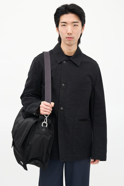 Jacquemus Black Nylon Le Bambino Voyage Bag