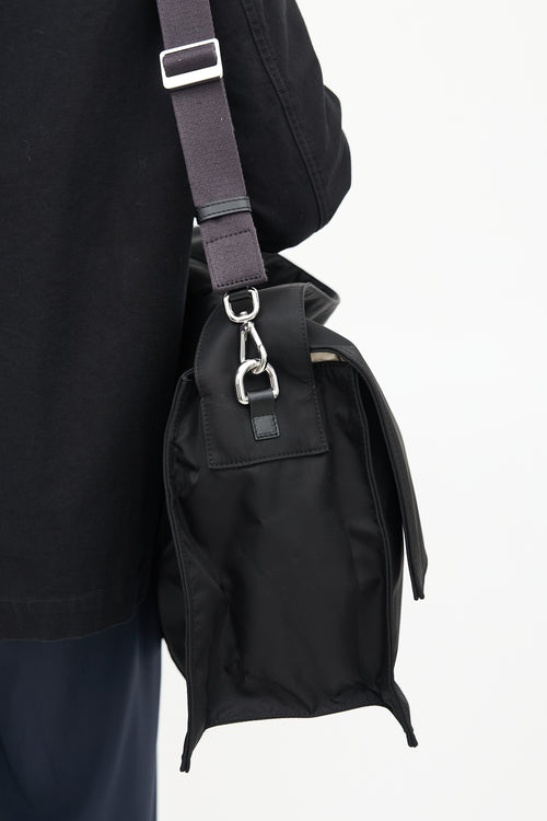 Jacquemus Black Nylon Le Bambino Voyage Bag