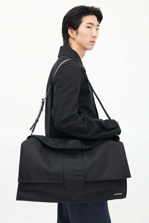 Jacquemus Black Nylon Le Bambino Voyage Bag