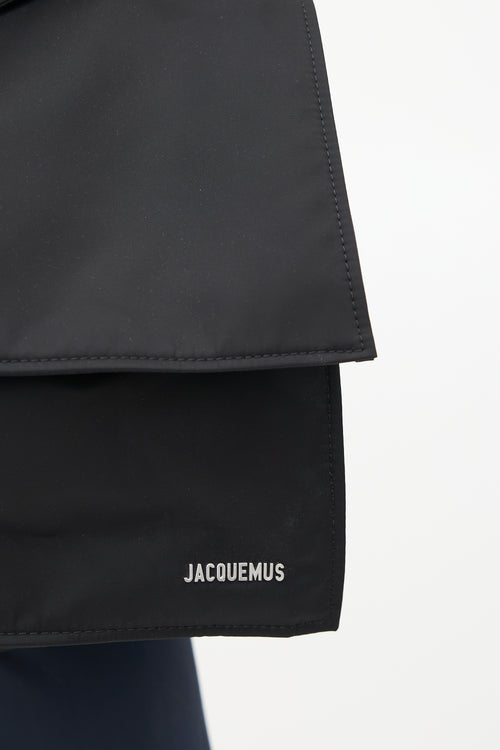 Jacquemus Black Nylon Le Bambino Voyage Bag