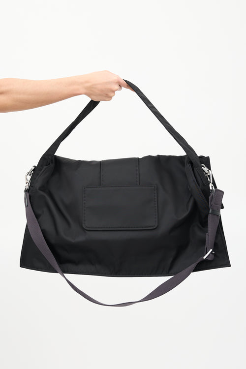 Jacquemus Black Nylon Le Bambino Voyage Bag