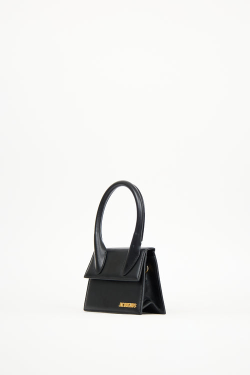 Jacquemus Black Leather Medium Le Chiquito Bag