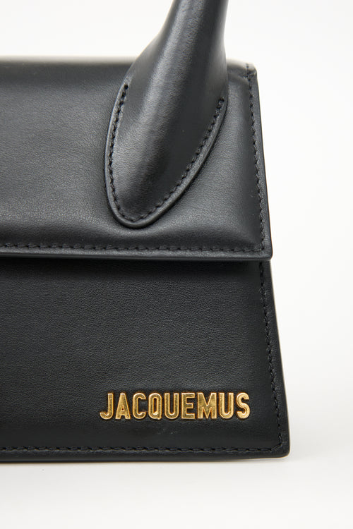 Jacquemus Black Leather Medium Le Chiquito Bag