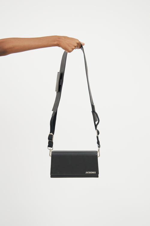 Jacquemus Black Leather Le Bambino Bag