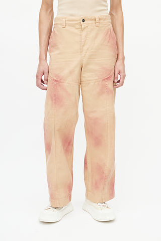 Jacquemus Brown 
Red Terraio Tie Die Trouser