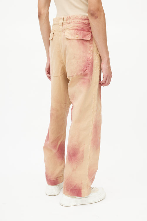 Jacquemus Brown 
Red Terraio Tie Die Trouser