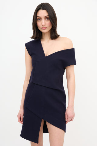 Jacquemus Fall 2015 Wool Asymmetrical Dress