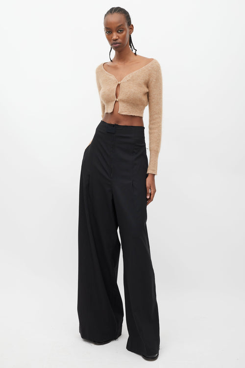 Jacquemus Le Papier Black Wide Trouser