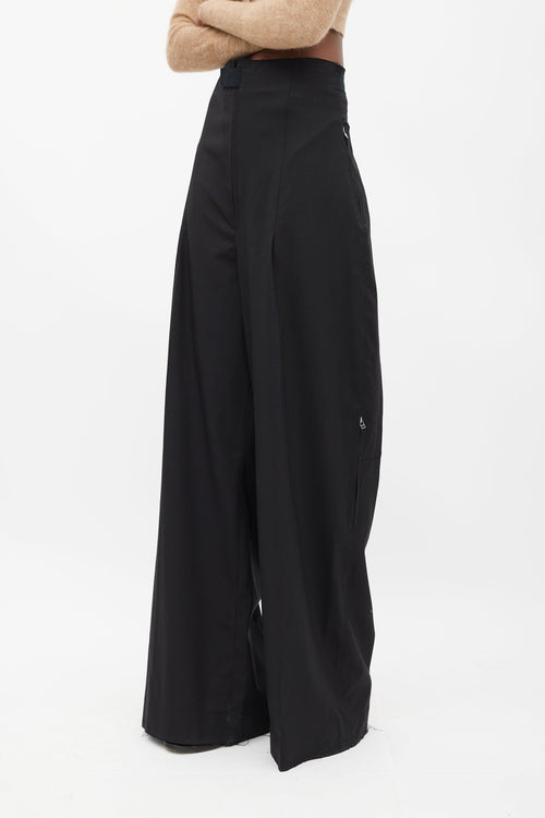 Jacquemus Le Papier Black Wide Trouser