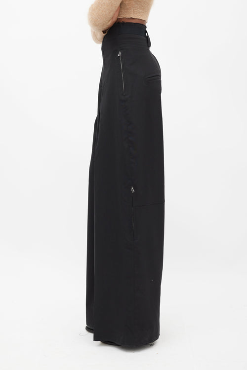 Jacquemus Le Papier Black Wide Trouser