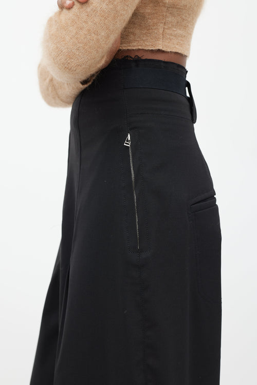 Jacquemus Le Papier Black Wide Trouser