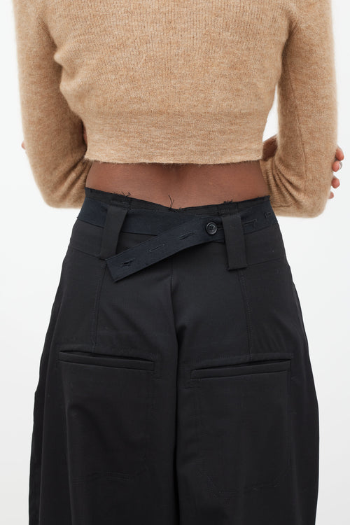 Jacquemus Le Papier Black Wide Trouser