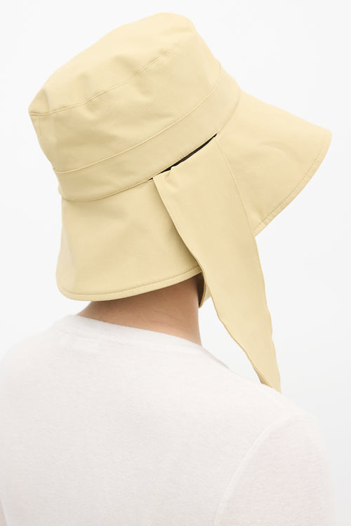 Jacquemus Light Green Nylon 
Cotton Le Bob Bando Bucket Hat