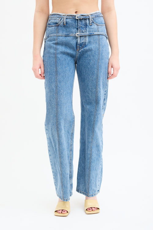 Jacquemus Medium Wash Le De Nîmes Caraco Jeans