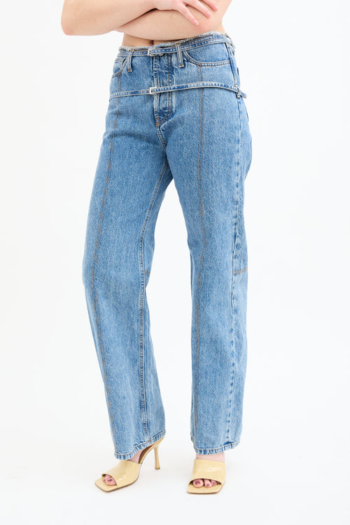 Jacquemus Medium Wash Le De Nîmes Caraco Jeans