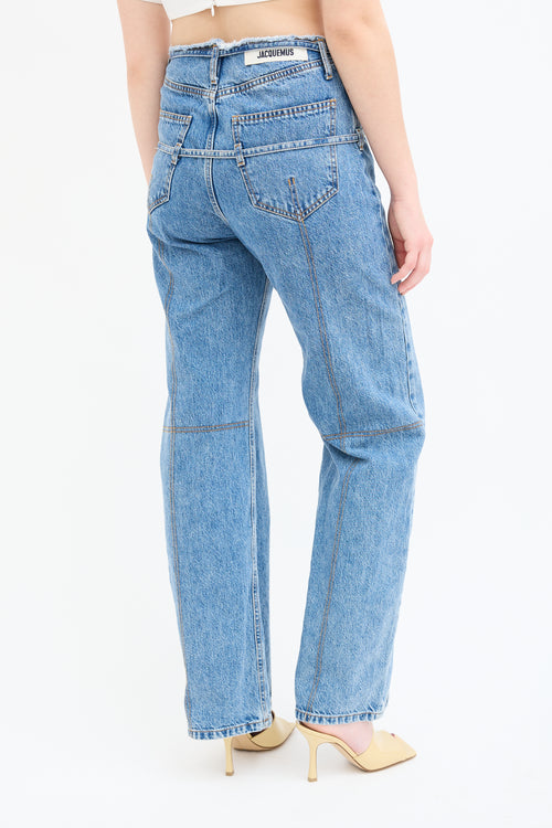 Jacquemus Medium Wash Le De Nîmes Caraco Jeans