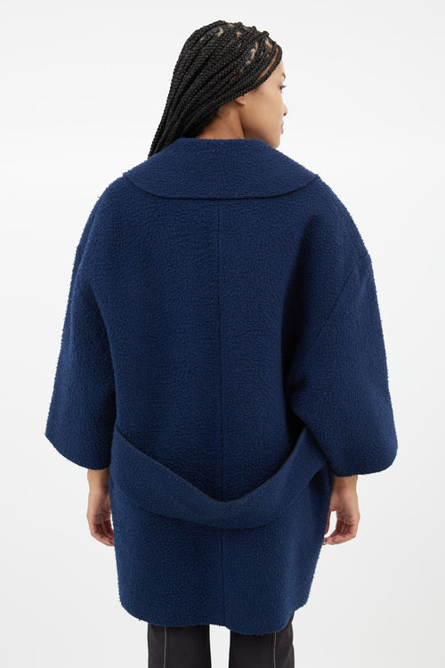 Jacquemus Navy Wool La Femme Enfant Coat