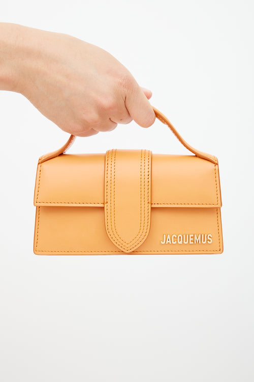 Jacquemus Orange Le Raphia Le Bambino Crossbody Bag