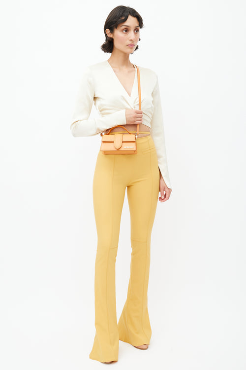 Jacquemus Orange Le Raphia Le Bambino Crossbody Bag