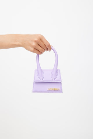 Jacquemus Pastel Purple Le Chiquito Bag