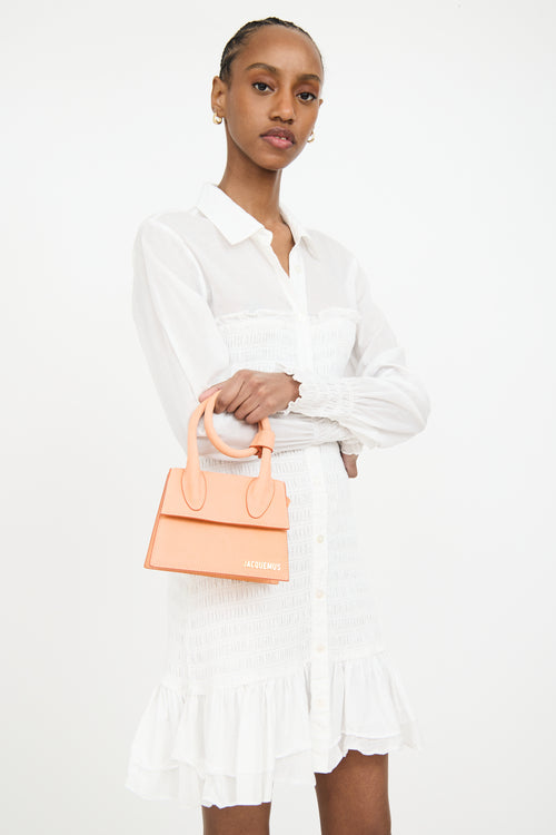 Jacquemus Orange Chiquito Noeud Bag