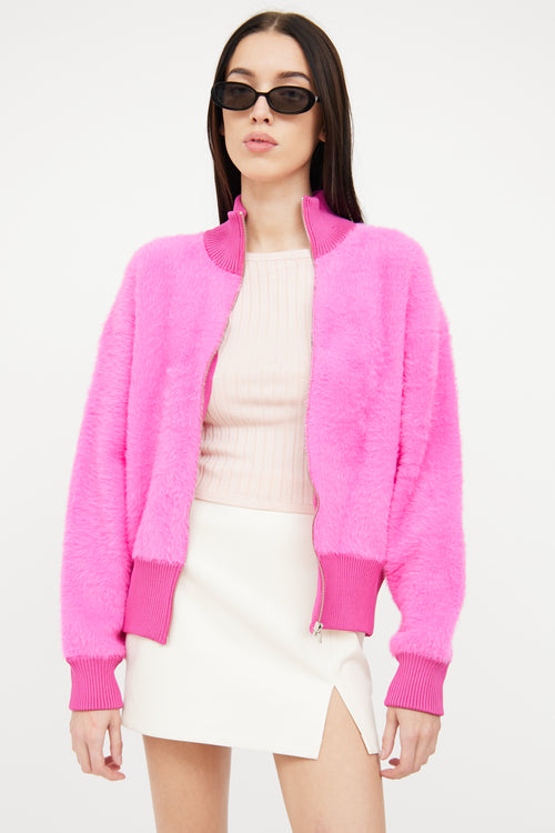 Jacquemus Pink Le Blouson Neve Jacket