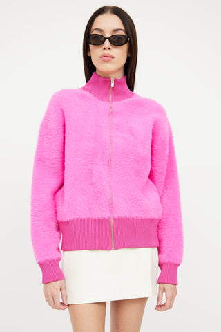 Jacquemus Pink Le Blouson Neve Jacket