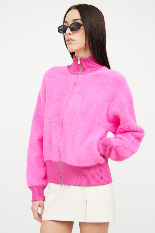 Jacquemus Pink Le Blouson Neve Jacket