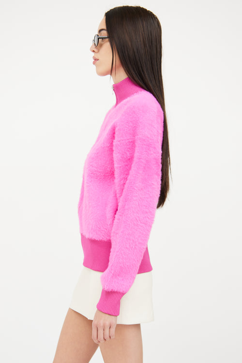 Jacquemus Pink Le Blouson Neve Jacket