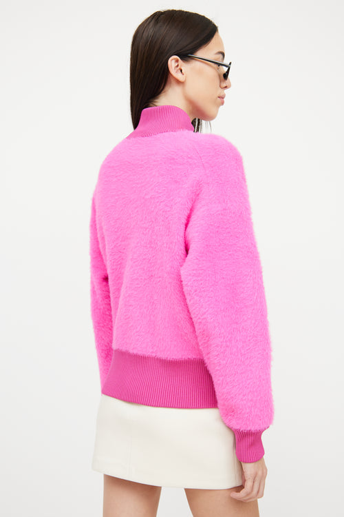 Jacquemus Pink Le Blouson Neve Jacket