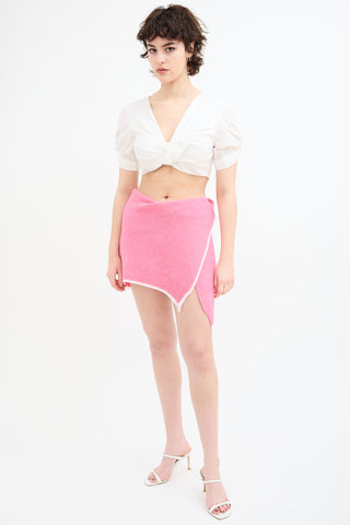 Jacquemus Pink La Jupe Bagnu Mini Skirt