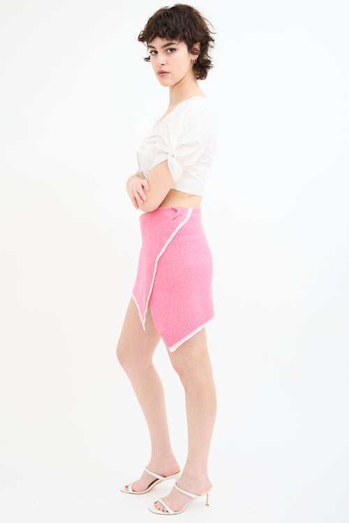 Jacquemus Pink La Jupe Bagnu Mini Skirt