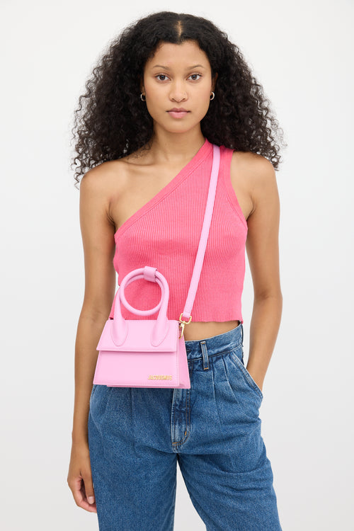 Jacquemus Pink Le Chiquito Noeud Bag