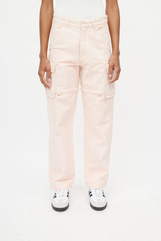 Jacquemus Pink Zip Off Cargo Pant