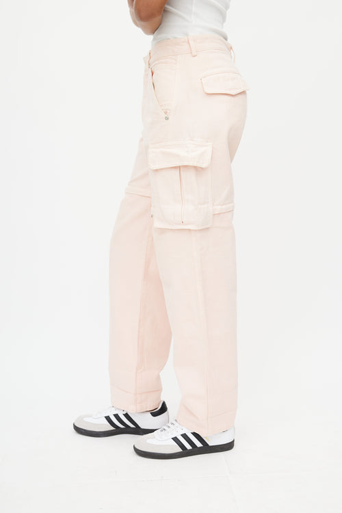 Jacquemus Pink Zip Off Cargo Pant