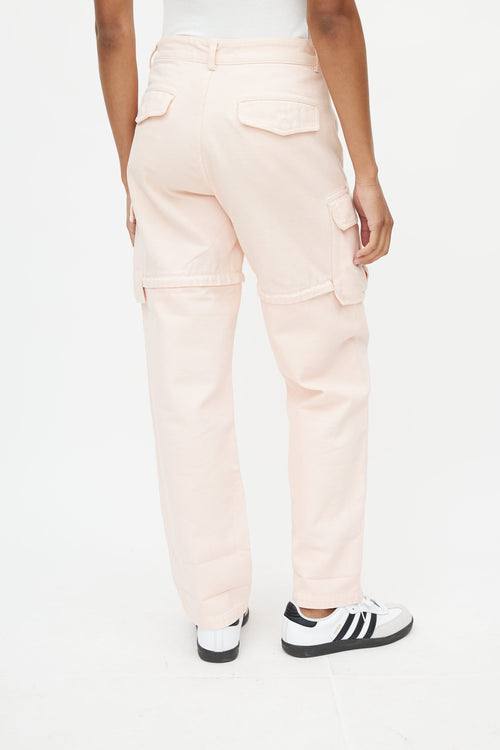 Jacquemus Pink Zip Off Cargo Pant