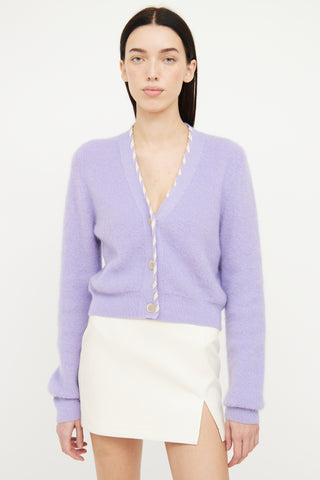 Jacquemus Purple 
Le Cardigan Lazo
 Cardigan