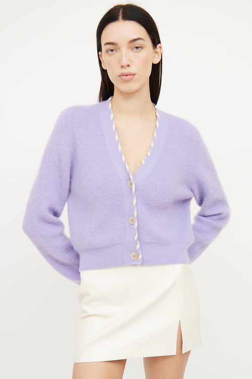 Jacquemus Purple 
Le Cardigan Lazo
 Cardigan