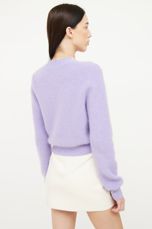 Jacquemus Purple 
Le Cardigan Lazo
 Cardigan