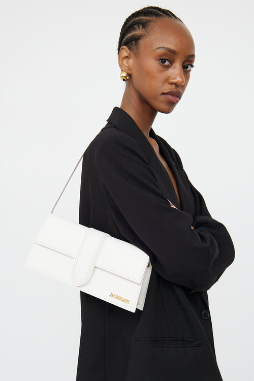 Jacquemus White Le Bambino Shoulder Bag