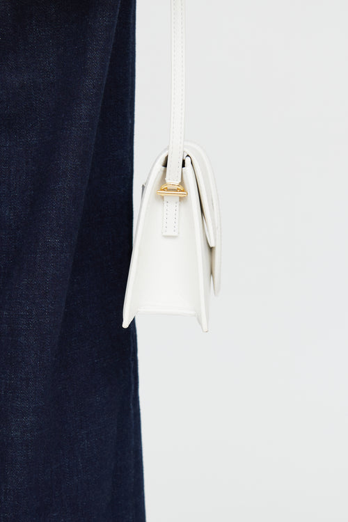 Jacquemus White Le Bambino Shoulder Bag