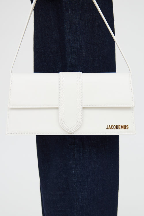 Jacquemus White Le Bambino Shoulder Bag