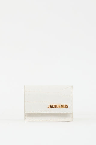 Jacquemus White Leather La Cienture Belt Bag