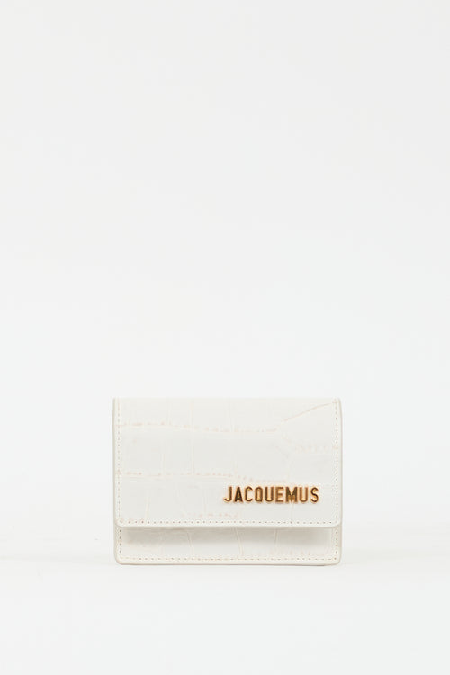 Jacquemus White Leather La Cienture Belt Bag