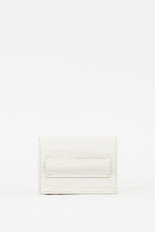 Jacquemus White Leather La Cienture Belt Bag