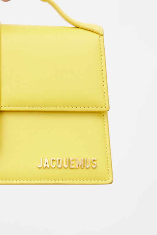 Jacquemus Yellow Le Bambino Leather Bag