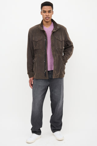 James Perse Corduroy Utility Jacket