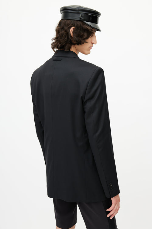 Jean Paul Gaultier Black Wool Double Breasted Blazer