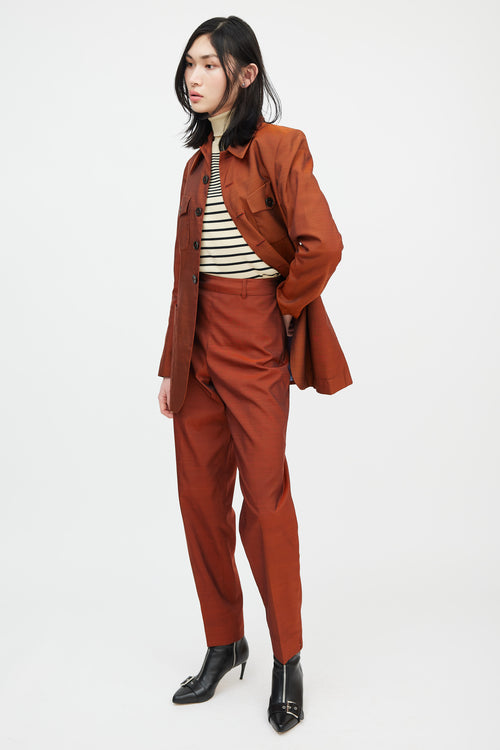 Jean Paul Gaultier Classique Burnt Orange Four Pocket Suit