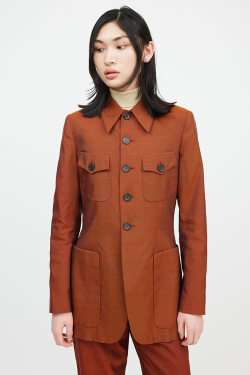 Jean Paul Gaultier Classique Burnt Orange Four Pocket Suit